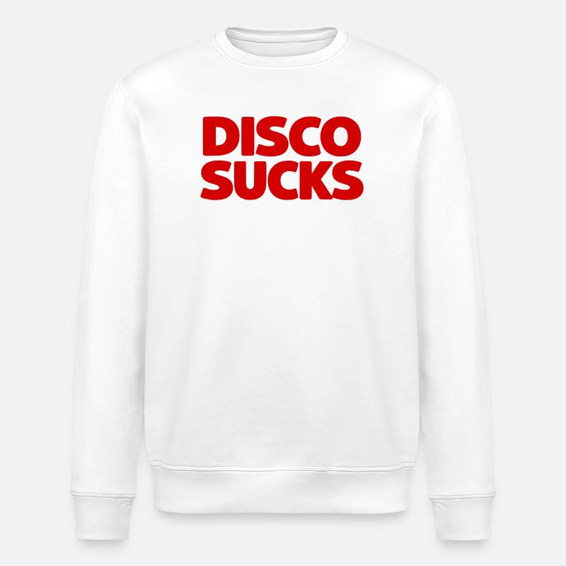 Disco ist - Stanley/Stella Unisex Bio-Sweatshirt ROLLER - Weiß