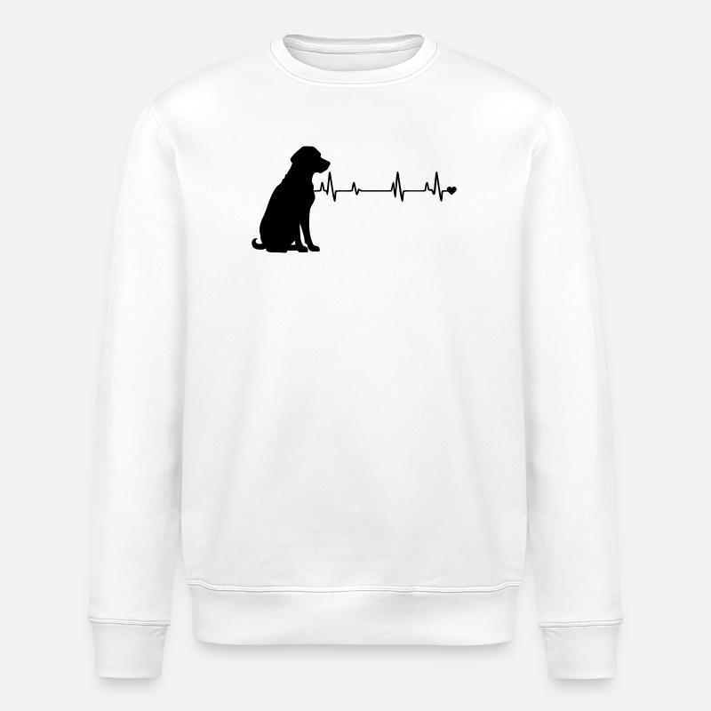 Chien - Sweat bio ROLLER Stanley/Stella Unisexe - blanc