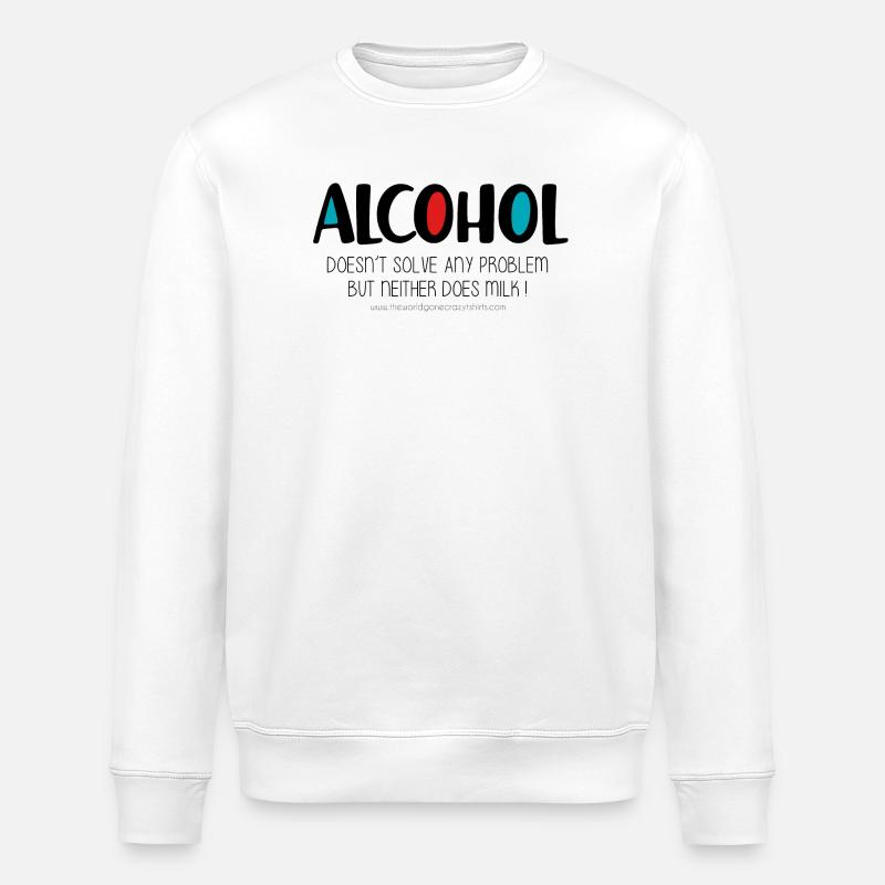 Alkohol - Stanley/Stella Unisex Bio-Sweatshirt ROLLER - Weiß