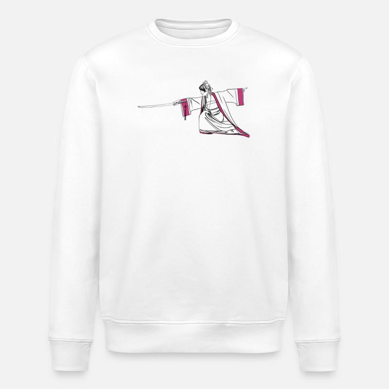 Épée - Sweat bio ROLLER Stanley/Stella Unisexe - blanc