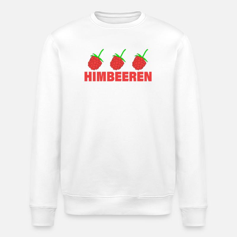 HIMBEERREN - Stanley/Stella Unisex Bio-Sweatshirt ROLLER - Weiß