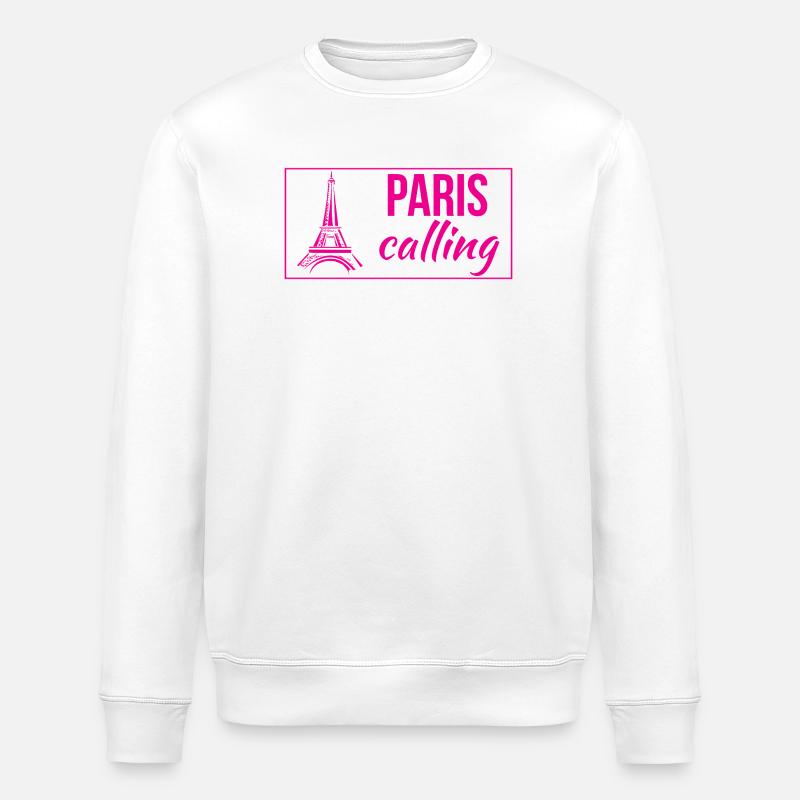 Paris Calling - Sweat bio ROLLER Stanley/Stella Unisexe - blanc