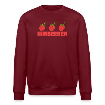 RASPBERRIES - Stanley/Stella ROLLER Unisex Organic Sweatshirt - white - Front - Nik (191cm)