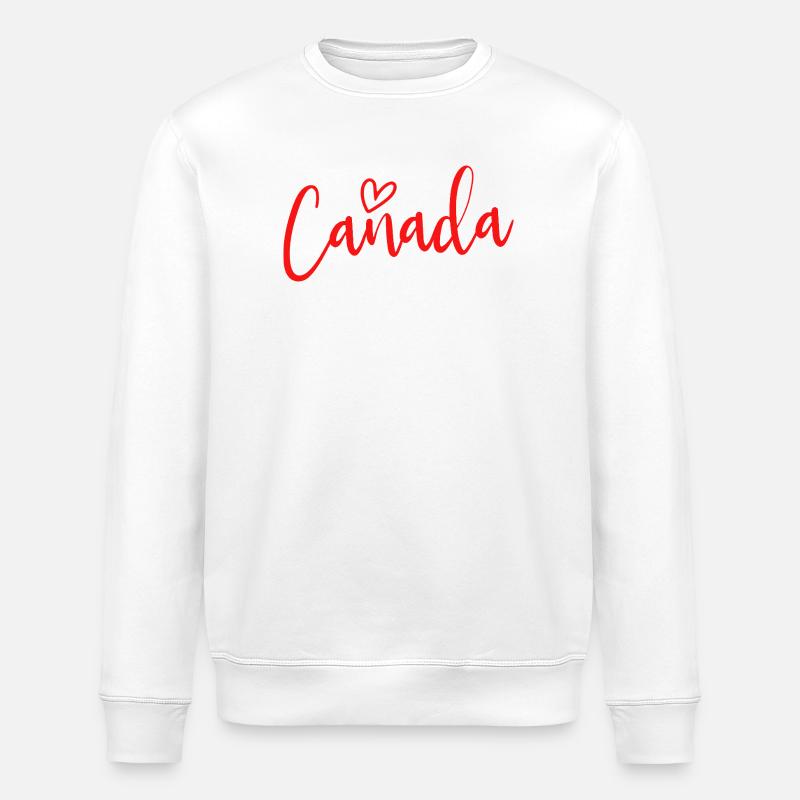 Canada Heart Women’s Love Canada - Sweat bio ROLLER Stanley/Stella Unisexe - blanc