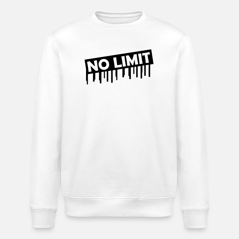 no_limit - Sweat bio ROLLER Stanley/Stella Unisexe - blanc