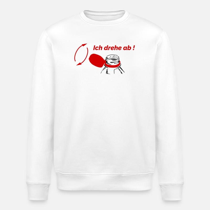 Ich drehe ab - Stanley/Stella Unisex Bio-Sweatshirt ROLLER - Weiß