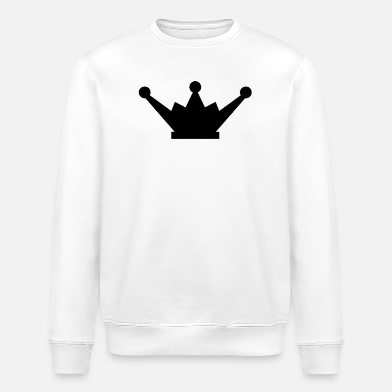 Crown - Stanley/Stella ROLLER Unisex Organic Sweatshirt - white