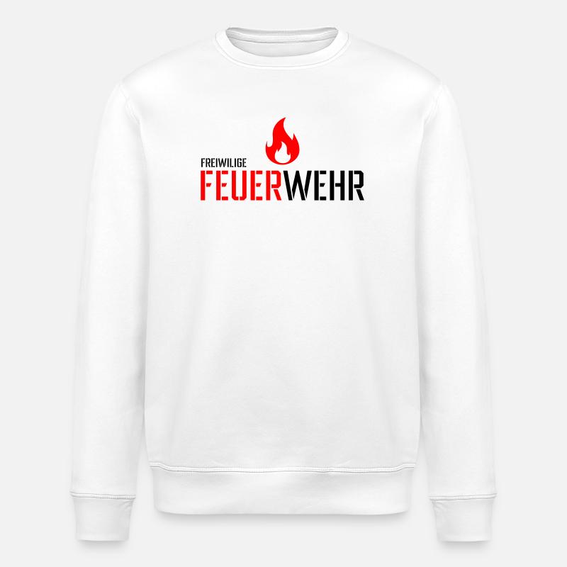 Freiwillige Feuerwehr - Stanley/Stella Unisex Bio-Sweatshirt ROLLER - Weiß