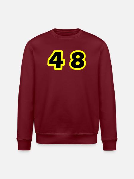 48 Symbole numérique - Sweat bio ROLLER Stanley/Stella Unisexe - blanc