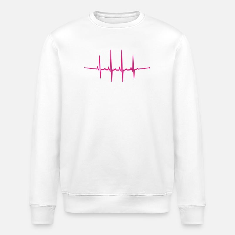 beats for the masses - Stanley/Stella Unisex Bio-Sweatshirt ROLLER - Weiß