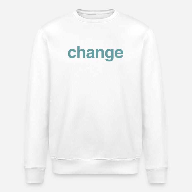 Change - Stanley/Stella ROLLER Unisex Organic Sweatshirt - white