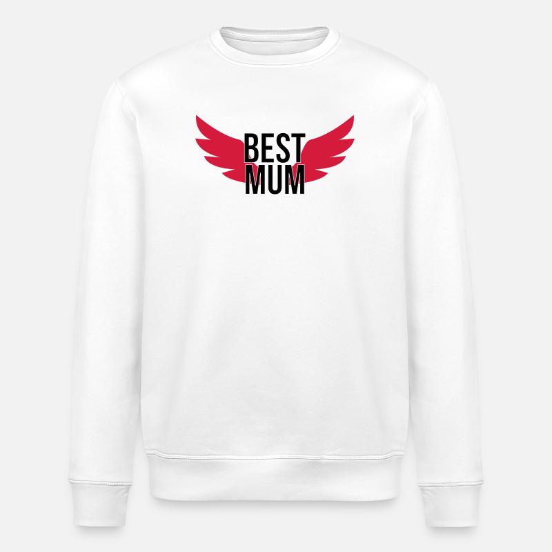 Best Mum - Stanley/Stella Unisex Bio-Sweatshirt ROLLER - Weiß