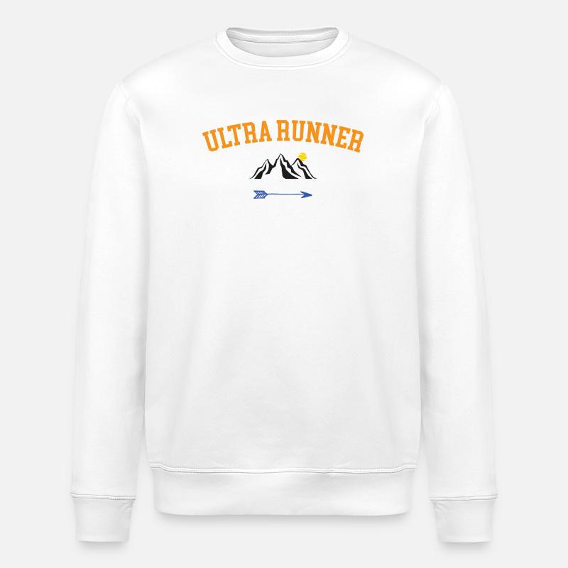 Ultra Runner - Sweat bio ROLLER Stanley/Stella Unisexe - blanc