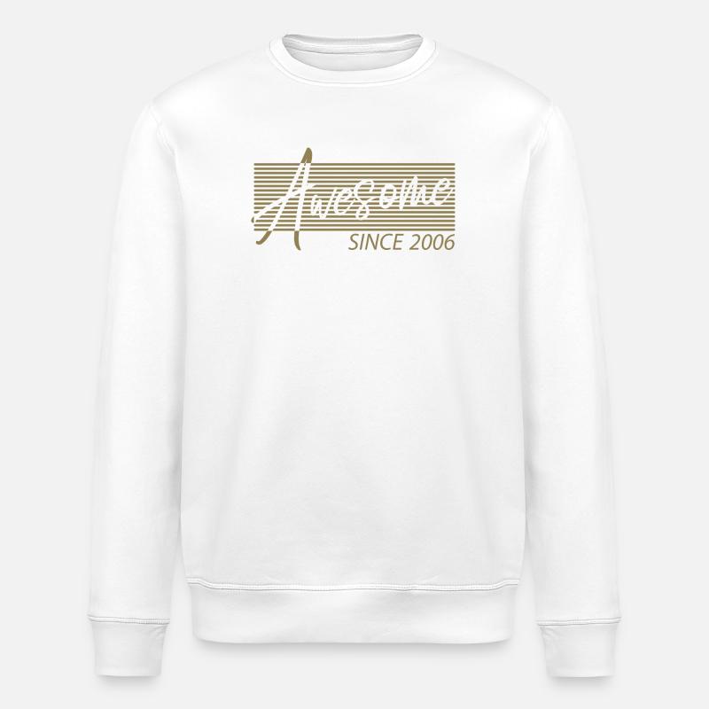 Awesome Since 2006 - Stanley/Stella Unisex Bio-Sweatshirt ROLLER - Weiß