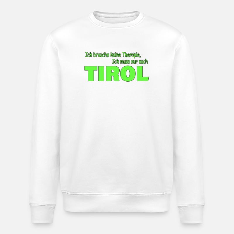 Therapie Tirol - Stanley/Stella Unisex Bio-Sweatshirt ROLLER - Weiß