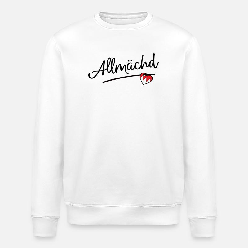 Allmächd - Sweat bio ROLLER Stanley/Stella Unisexe - blanc
