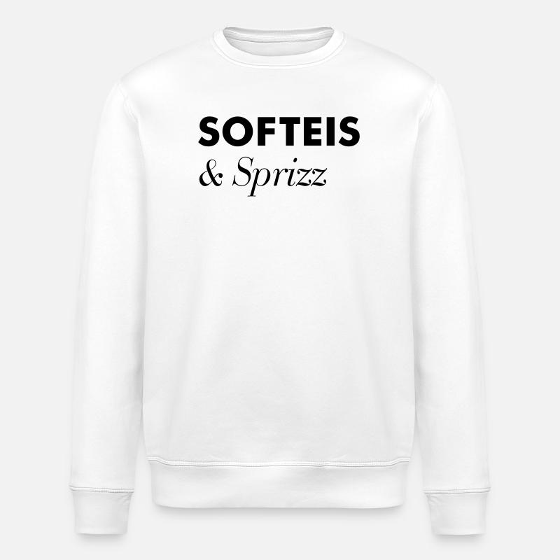 Soft Cream Sprizz Vacances d’été - Sweat bio ROLLER Stanley/Stella Unisexe - blanc