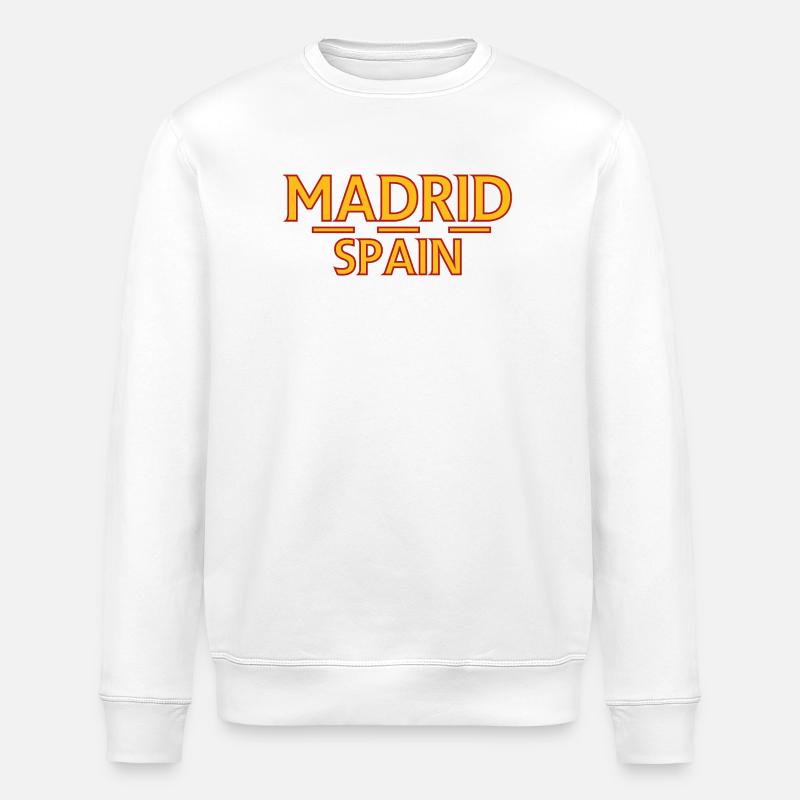 Madrid – Spanien - Stanley/Stella Unisex Bio-Sweatshirt ROLLER - Weiß