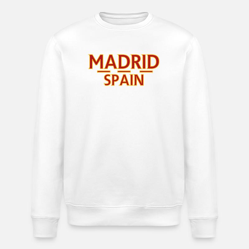 Madrid – Espagne - Sweat bio ROLLER Stanley/Stella Unisexe - blanc