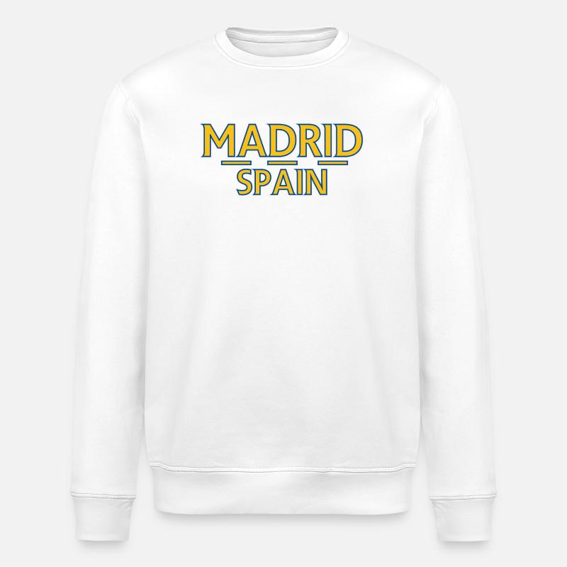 Madrid – Spanien - Stanley/Stella Unisex Bio-Sweatshirt ROLLER - Weiß