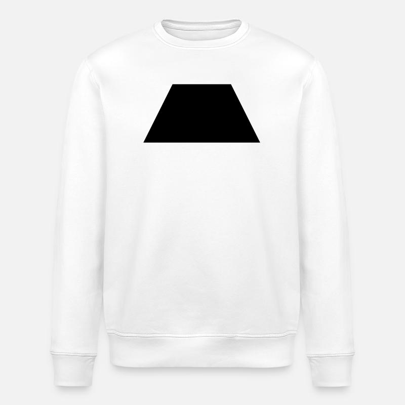 schwarzes Trapez - Stanley/Stella Unisex Bio-Sweatshirt ROLLER - Weiß