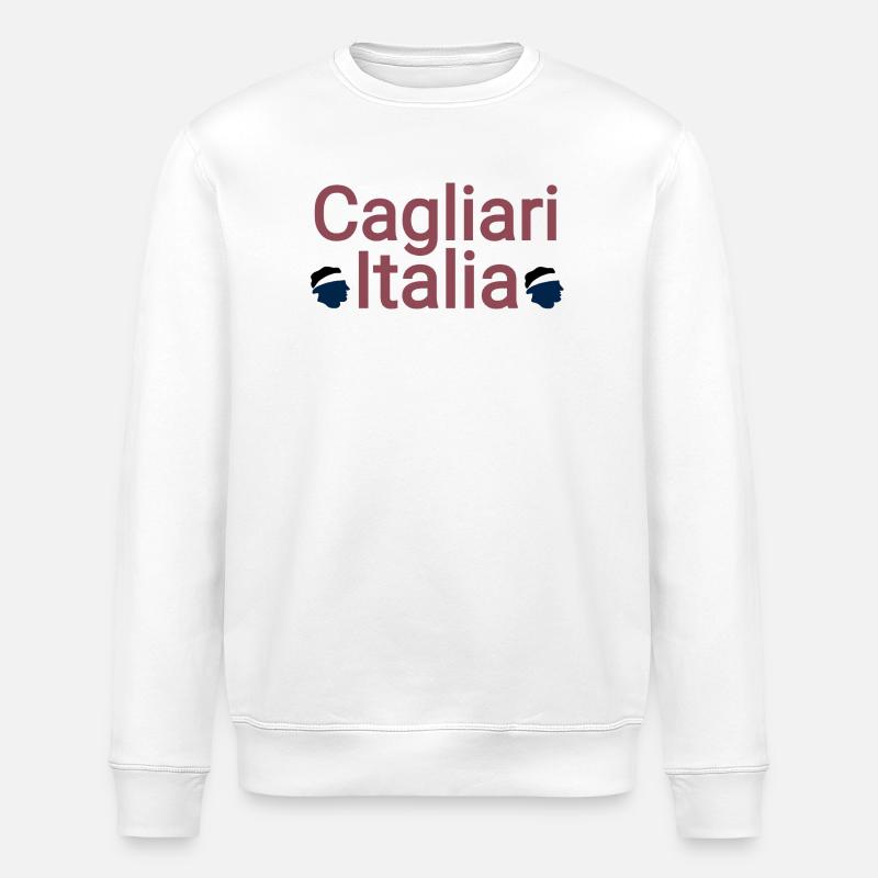 Cagliari - Stanley/Stella ROLLER Unisex Organic Sweatshirt - white