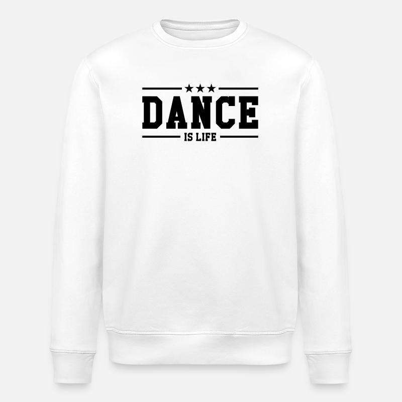 La danse c'est la vie - Sweat bio ROLLER Stanley/Stella Unisexe - blanc