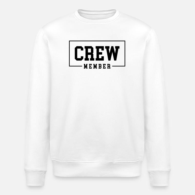 membre d’équipage - Sweat bio ROLLER Stanley/Stella Unisexe - blanc