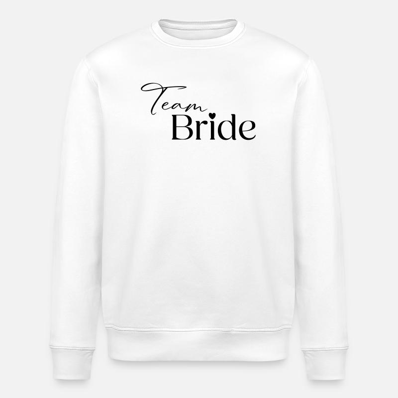 Team Bride - Stanley/Stella Unisex Bio-Sweatshirt ROLLER - Weiß