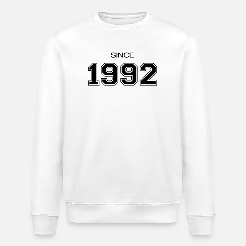 Cadeau d'anniversaire 1992 - Sweat bio ROLLER Stanley/Stella Unisexe - blanc