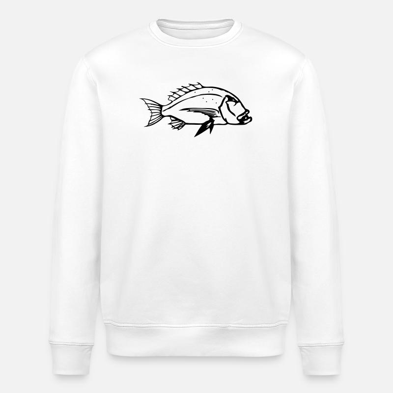 Dentex - Sweat bio ROLLER Stanley/Stella Unisexe - blanc