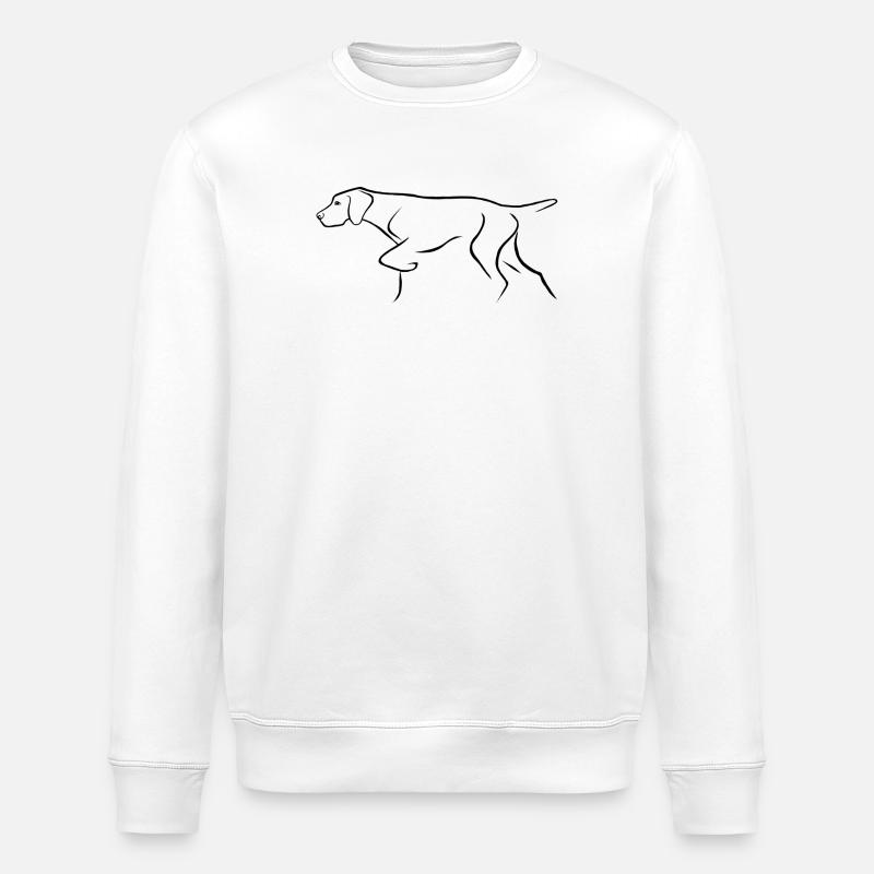 Vorstehhund - Stanley/Stella Unisex Bio-Sweatshirt ROLLER - Weiß