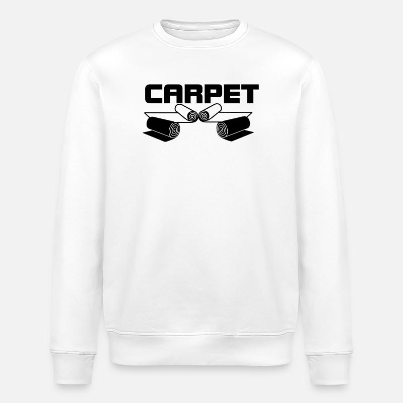 Teppichrollen-Logo - Stanley/Stella Unisex Bio-Sweatshirt ROLLER - Weiß