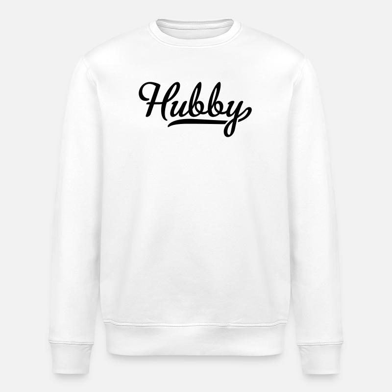 Hubby - Stanley/Stella ROLLER Unisex Organic Sweatshirt - white