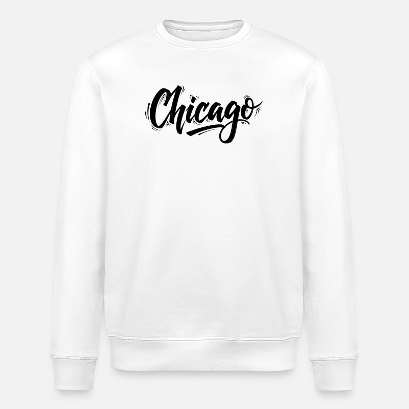 Chicago - Stanley/Stella Unisex Bio-Sweatshirt ROLLER - Weiß