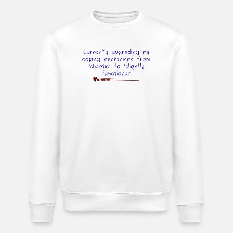 Conception d’adaptation chaotique à légèrement fonctionnelle - Sweat bio ROLLER Stanley/Stella Unisexe - blanc
