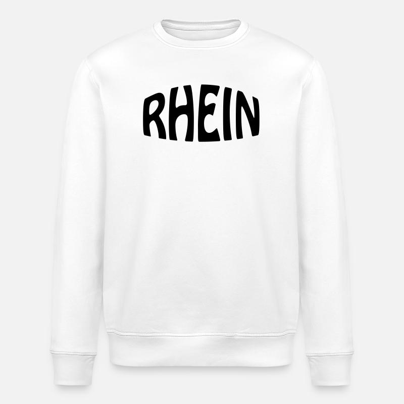 Rhin - Sweat bio ROLLER Stanley/Stella Unisexe - blanc