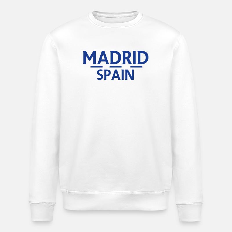 Madrid – Spanien - Stanley/Stella Unisex Bio-Sweatshirt ROLLER - Weiß