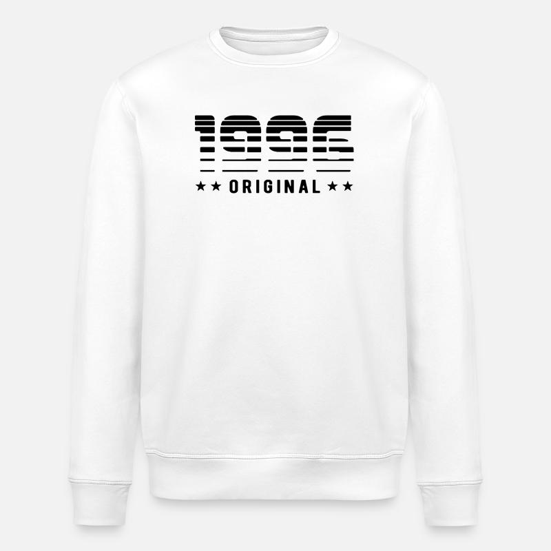 1996 Rétrodesign original | Anniversaire - Sweat bio ROLLER Stanley/Stella Unisexe - blanc