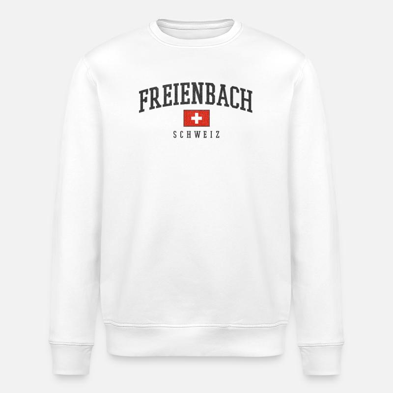 Emblème de Freienbach Suisse - Sweat bio ROLLER Stanley/Stella Unisexe - blanc