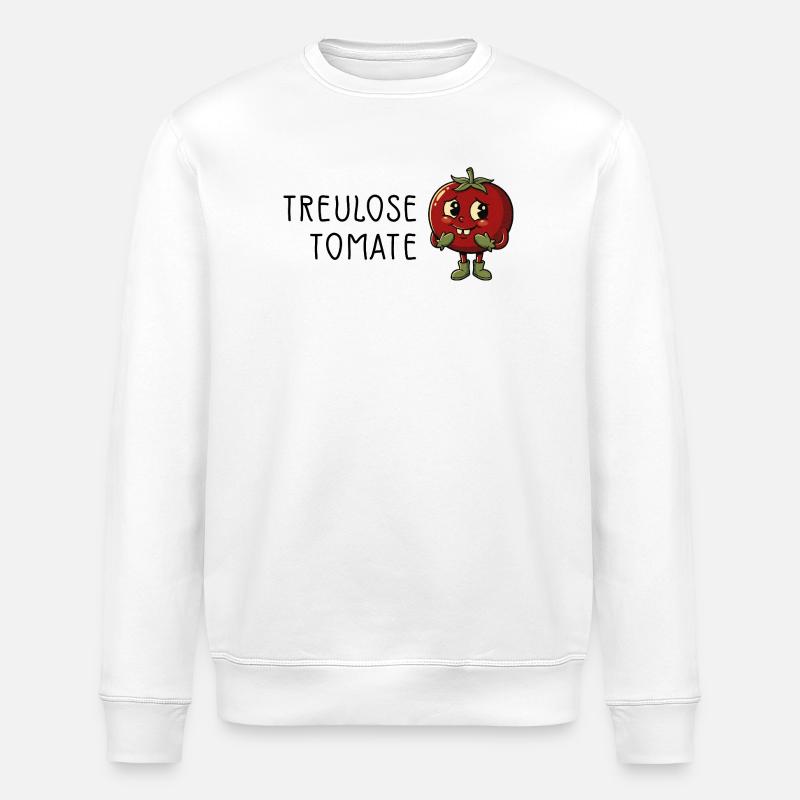 Treulose Tomate  - Stanley/Stella Unisex Bio-Sweatshirt ROLLER - Weiß