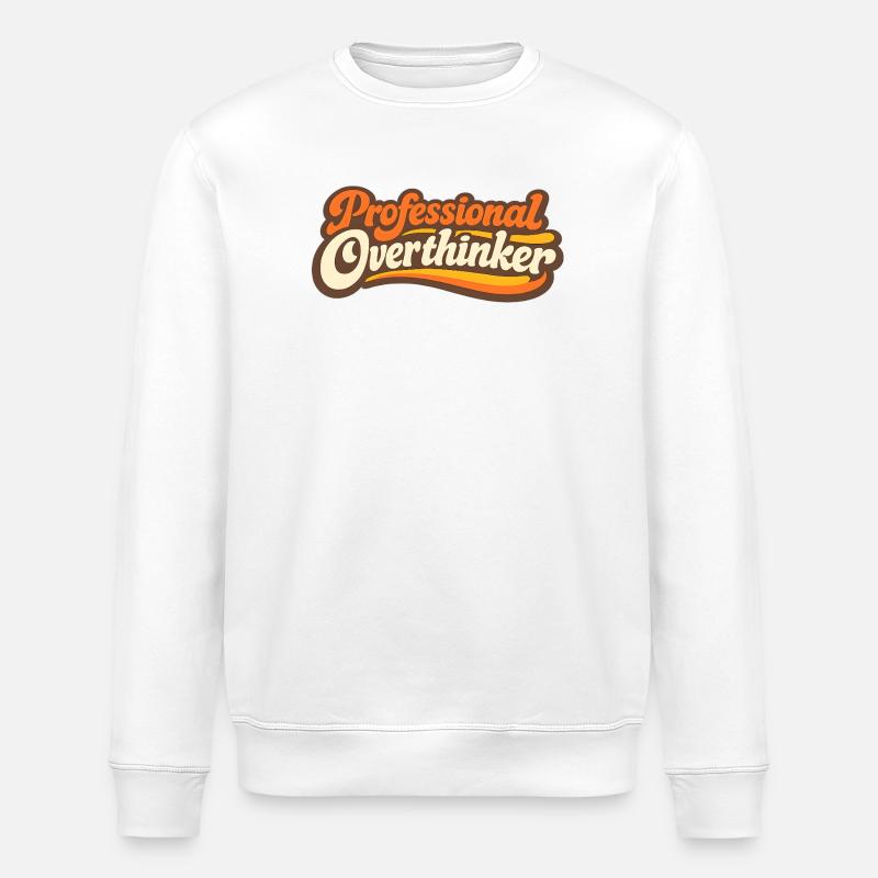 RÉFLÉCHISSEUR PROFESSIONNEL Rétro - Sweat bio ROLLER Stanley/Stella Unisexe - blanc