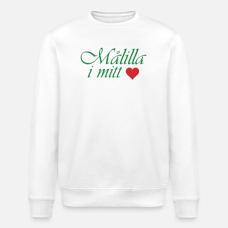 Målilla dans mon cœur - Sweat bio ROLLER Stanley/Stella Unisexe - blanc