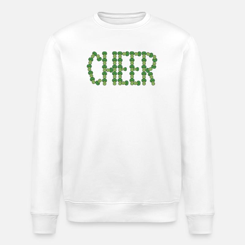 Acclamations brocoli - Sweat bio ROLLER Stanley/Stella Unisexe - blanc