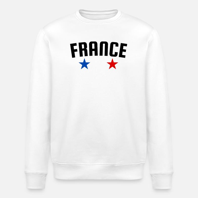 France Trois Étoiles Design - Sweat bio ROLLER Stanley/Stella Unisexe - blanc