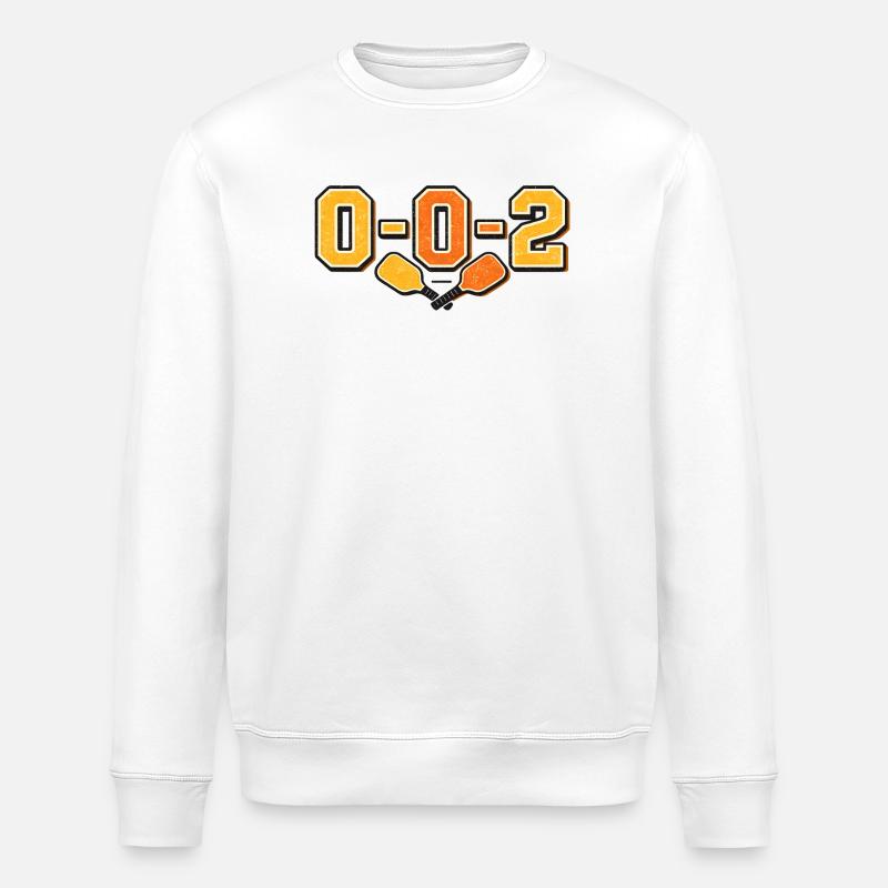 0-0-2 Rivalry Emblem - Stanley/Stella ROLLER Unisex Organic Sweatshirt - white