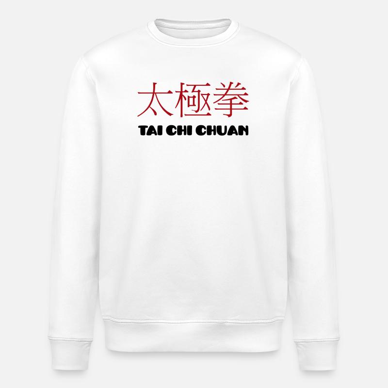Tai Chi Chuan - Stanley/Stella Unisex Bio-Sweatshirt ROLLER - Weiß