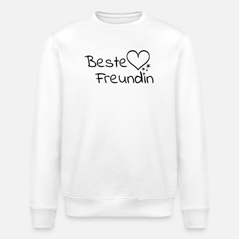 Meilleure amie - Sweat bio ROLLER Stanley/Stella Unisexe - blanc