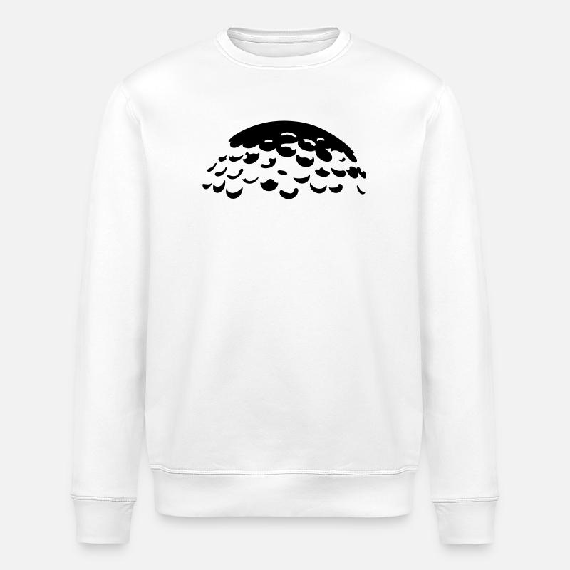 Golfball - Stanley/Stella Unisex Bio-Sweatshirt ROLLER - Weiß
