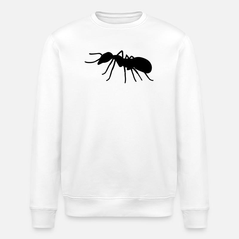 Ant - Stanley/Stella ROLLER Unisex Organic Sweatshirt - white